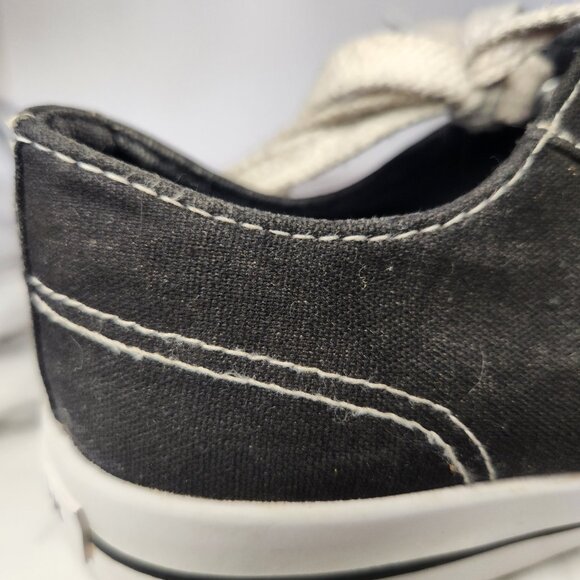 AIR WALK WOMENS WHITE & DENIM BLACK FLAT SNEAKERS SIZE 8 LOAFERS - Picture 10 of 12